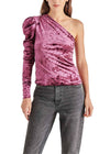 Mirabelle Velvet Top - Plum