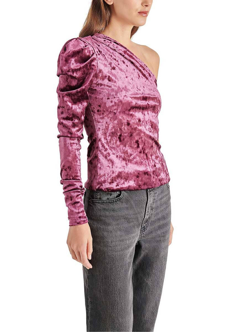 Mirabelle Velvet Top - Plum