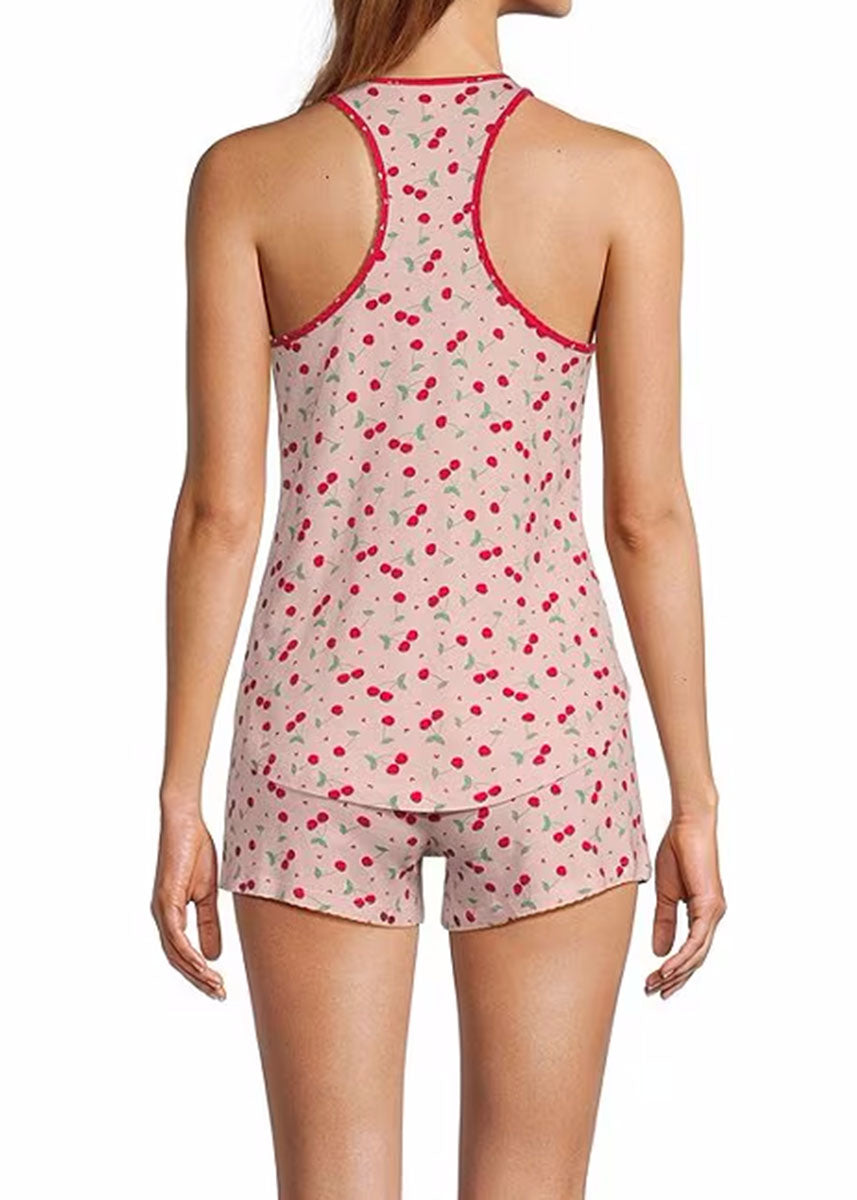 Cherries Mix & Match Tank - Ruby Red