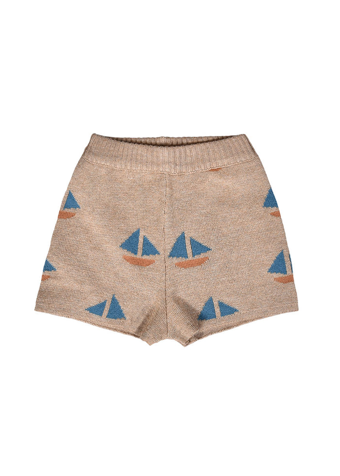 Theo Knit Shorts - Sand Dollar