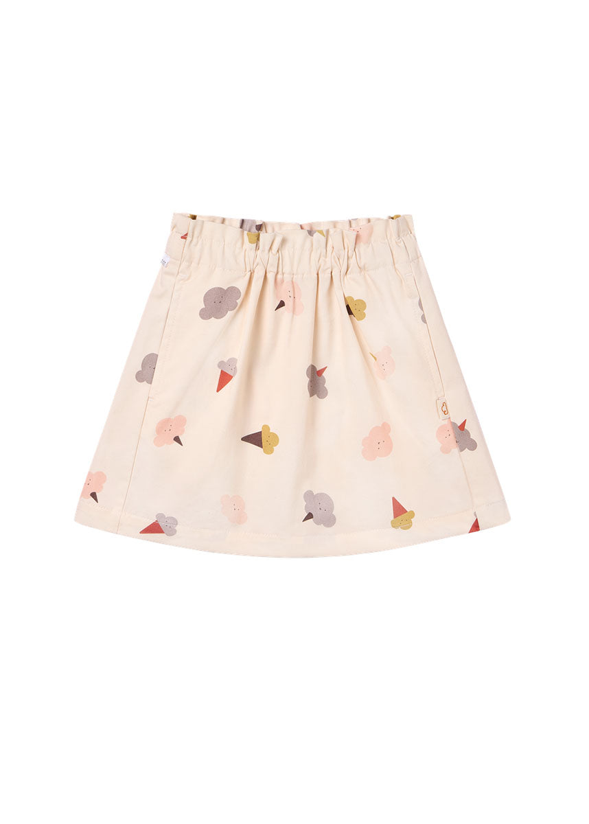Twill Mini Skirt - Dessert Sky