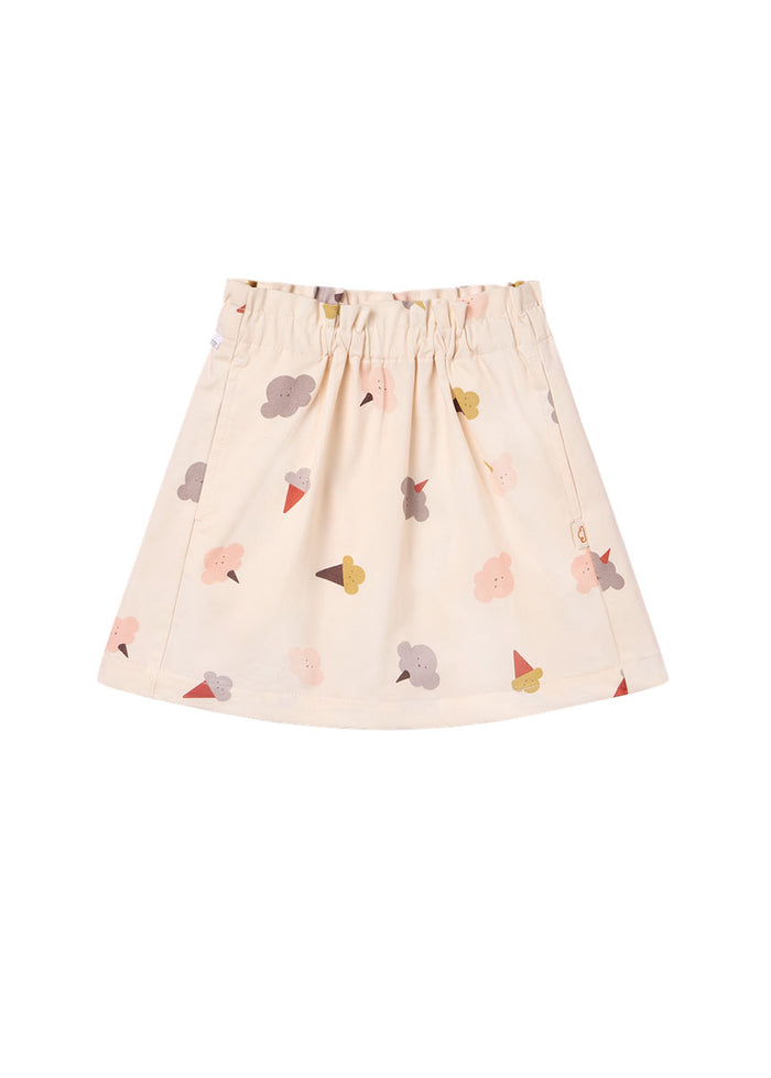 Twill Mini Skirt - Dessert Sky