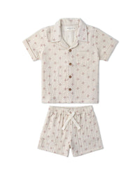 Organic Shirt & Shorts Set - Cross