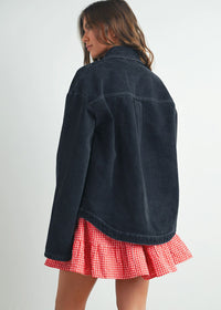Collins High-Waist Tiered Check Skirt