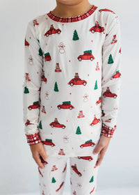 Red Holly Jolly Cruisers Two Piece Set