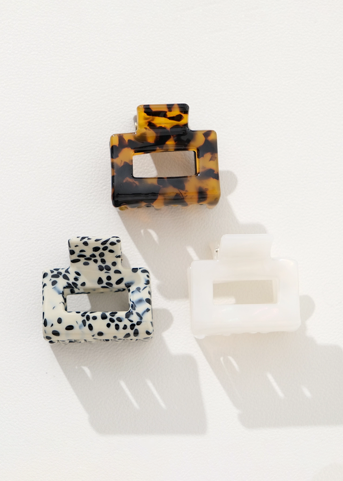 Simone Mini Core Classic Square Claw Clip
