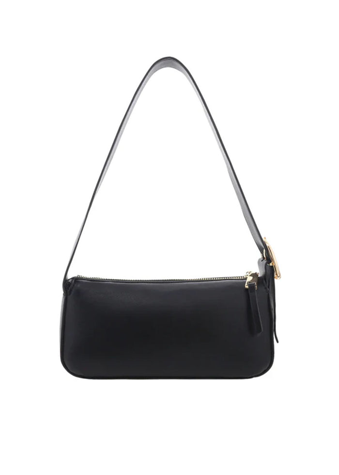 Hailey Shoulder Bag - Black Shine