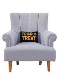 Trick Or Treat Hook Pillow - Black