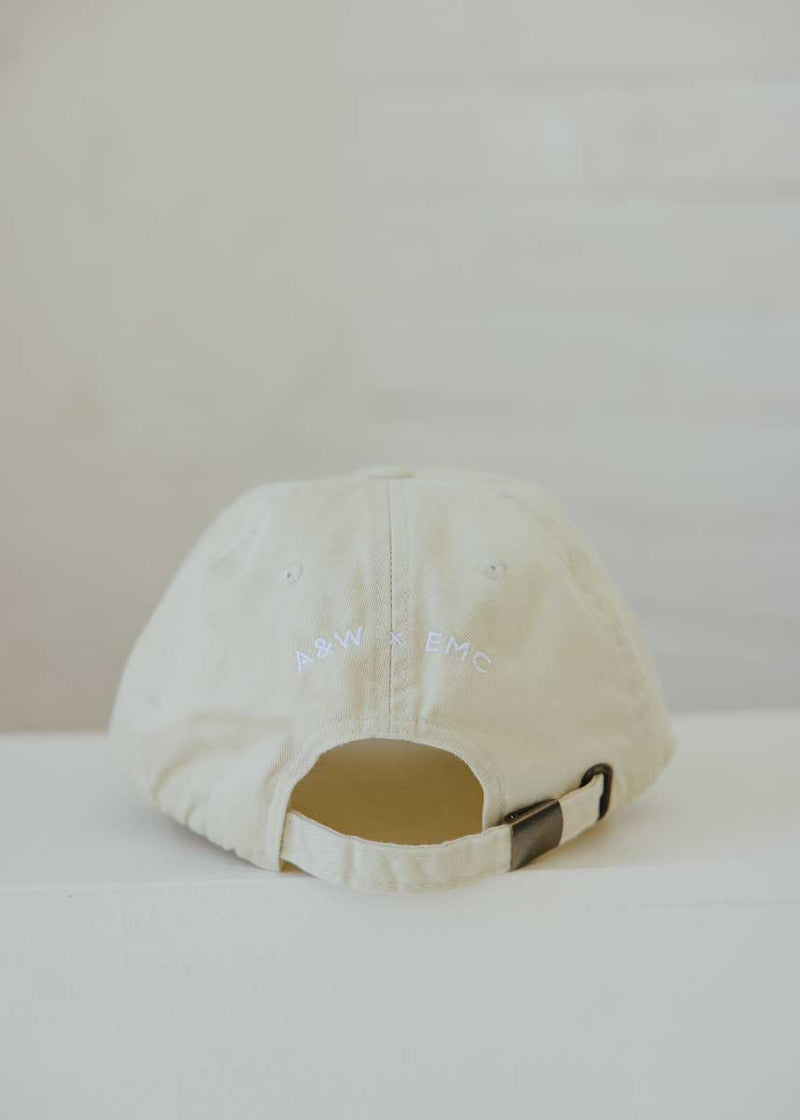 Mama Embroidered Hat - Stone