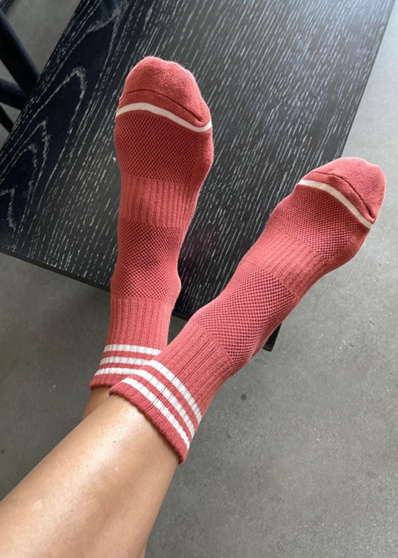 Girlfriend Socks - Terracotta