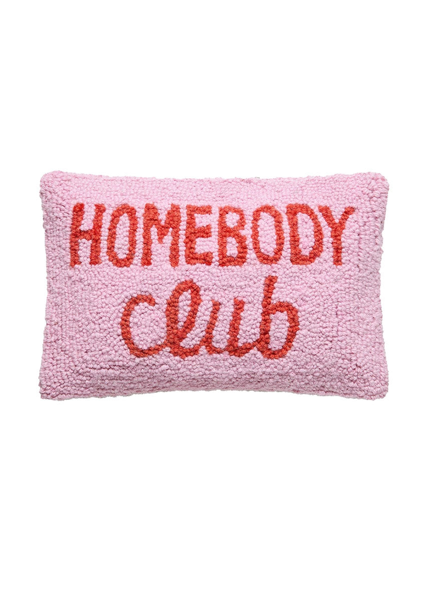 Homebody Club Hook Pillow