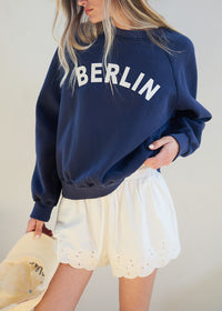 Celia Scallop Eyelet Shorts - White