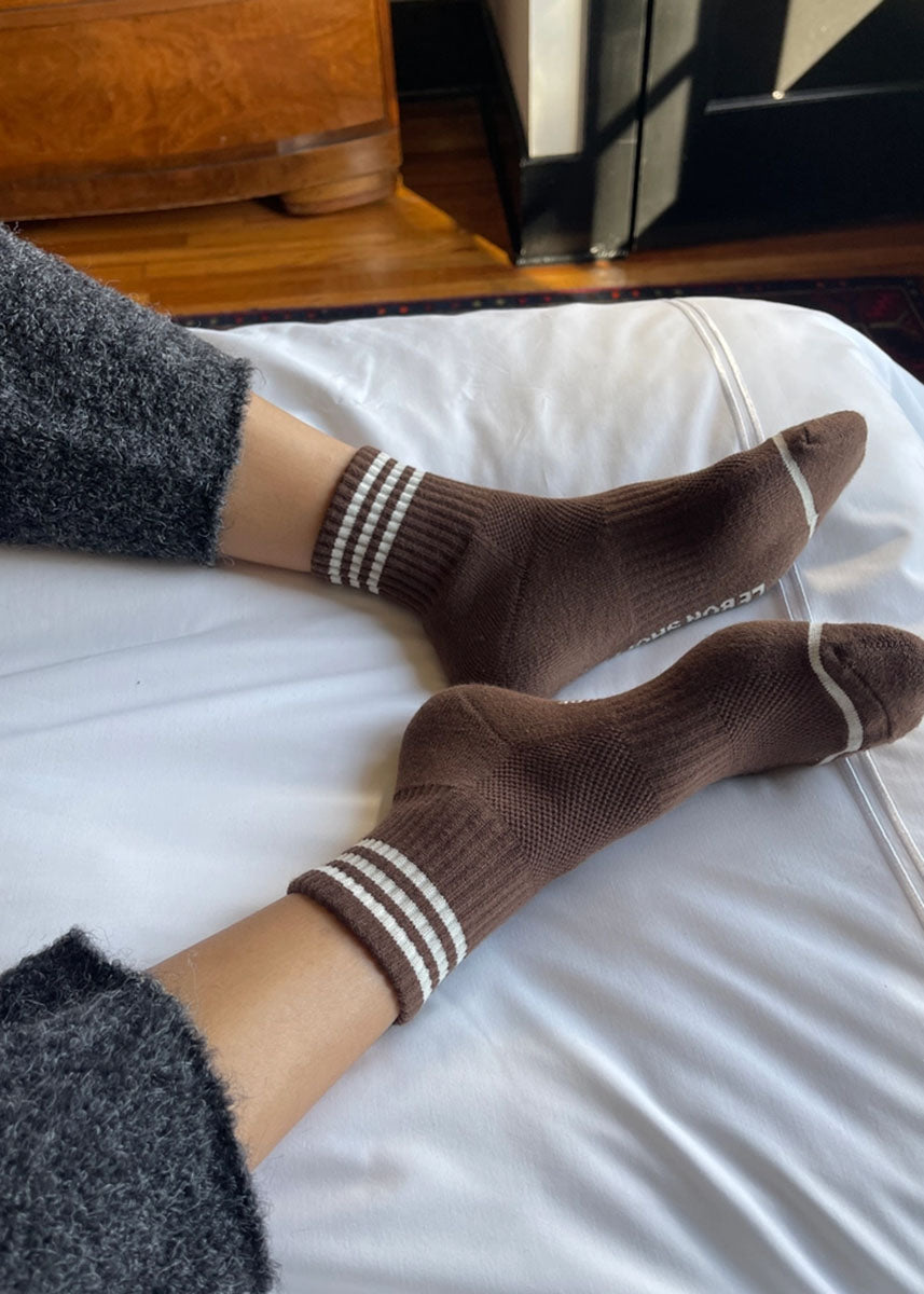 Girlfriend Socks - Mahogany