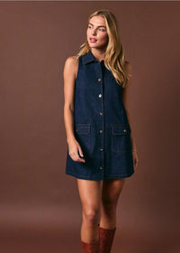Judy Midi Dress - Indigo