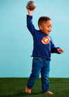 Football Rollneck Toddler Sweater