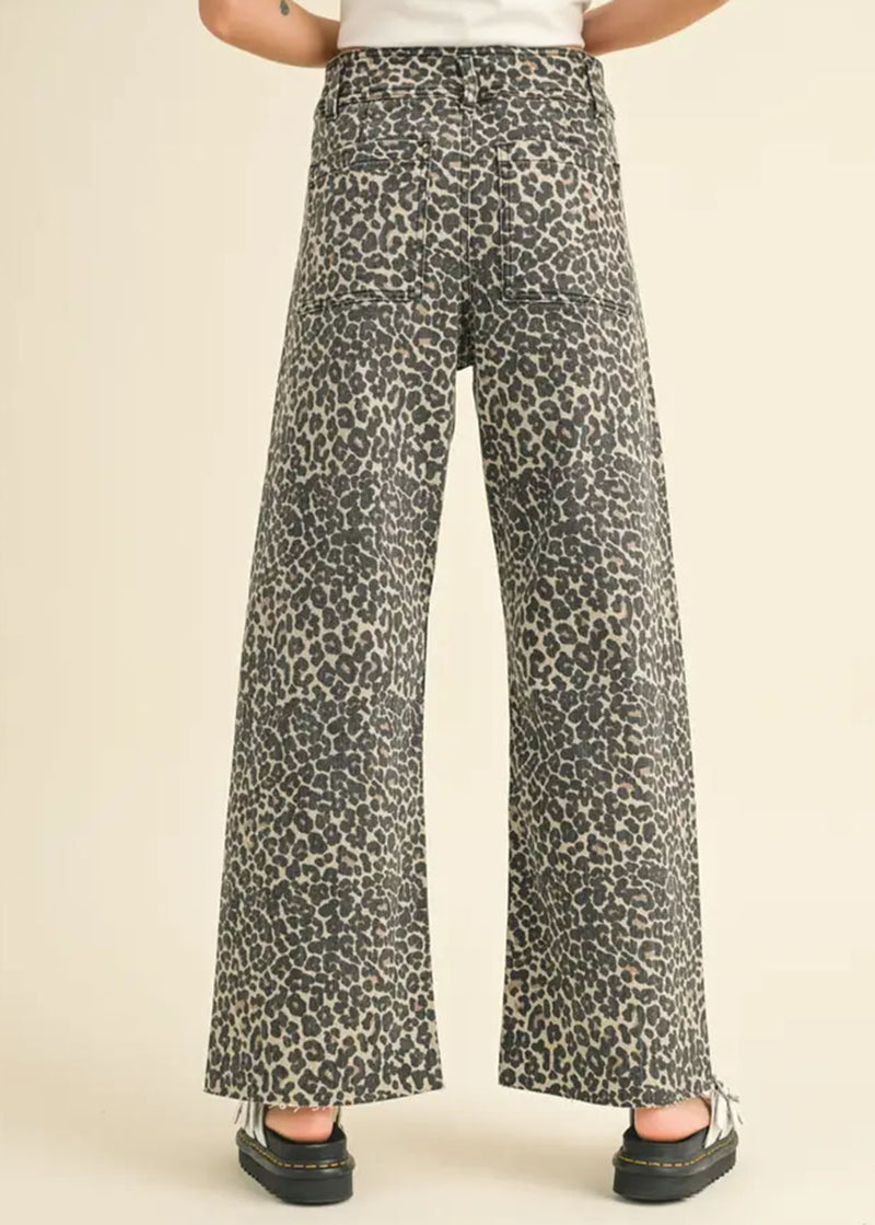 Bernadette Leopard Print Pants