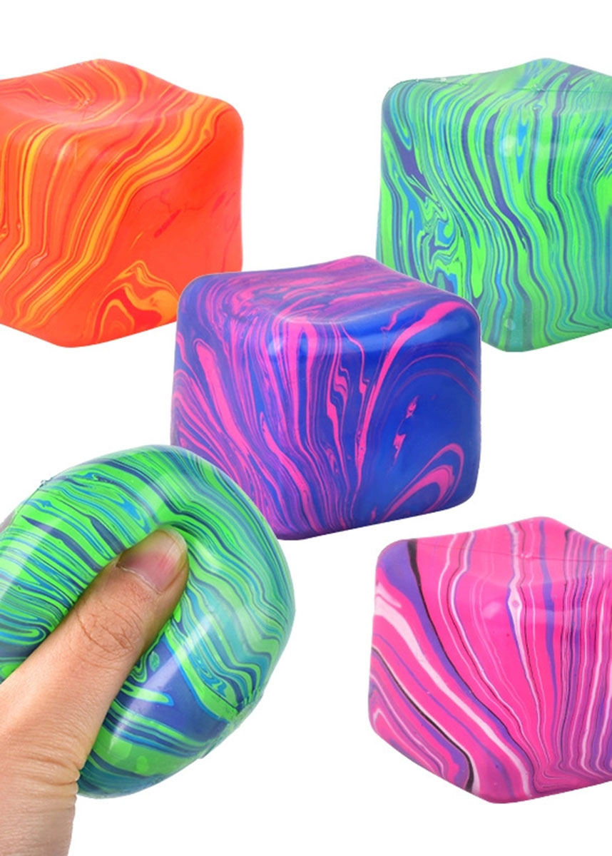 Swirly Cube Squishy Toy