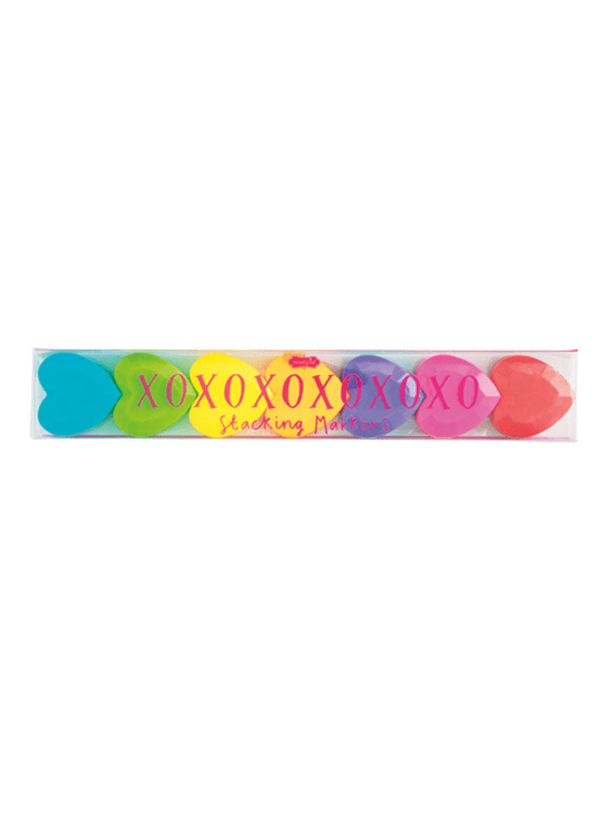 Stackable Marker Set - Opaque Hearts