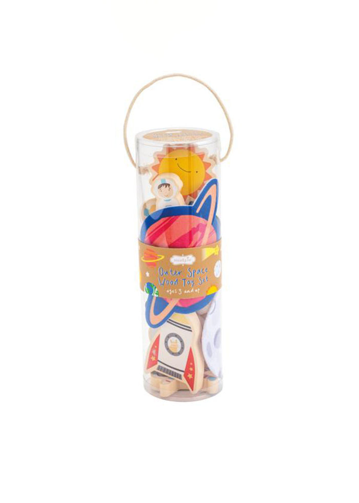 Wood Outer Space Toy Set