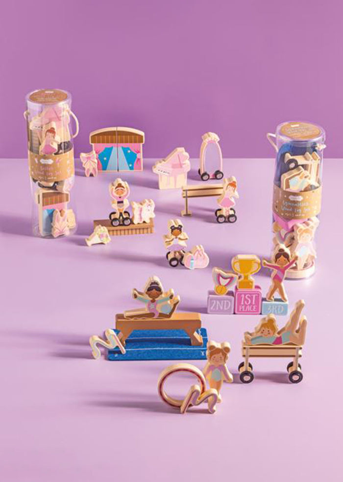 Wood Ballet Toy Set