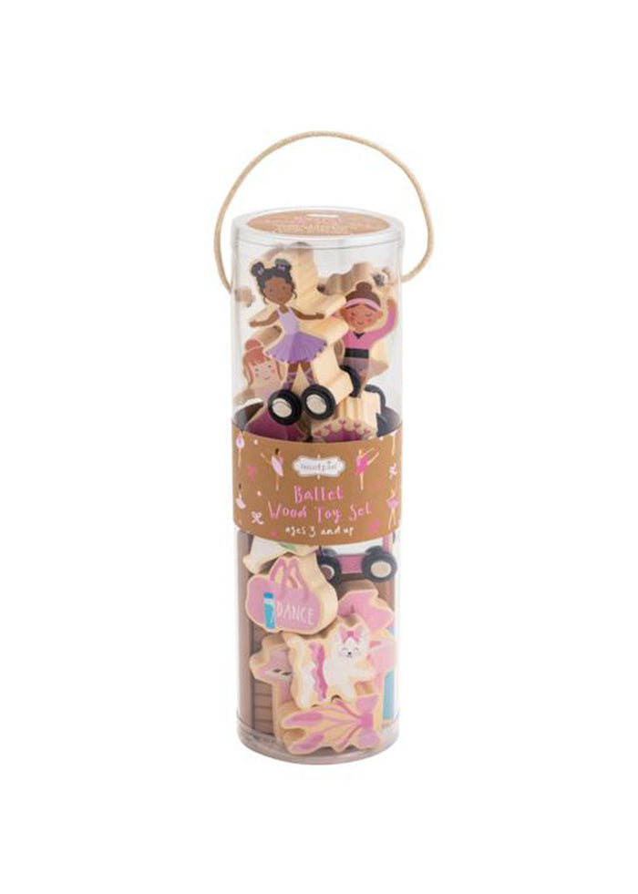Wood Ballet Toy Set