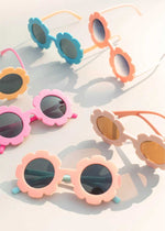 Kids 2-Tone Flower Sunglasses