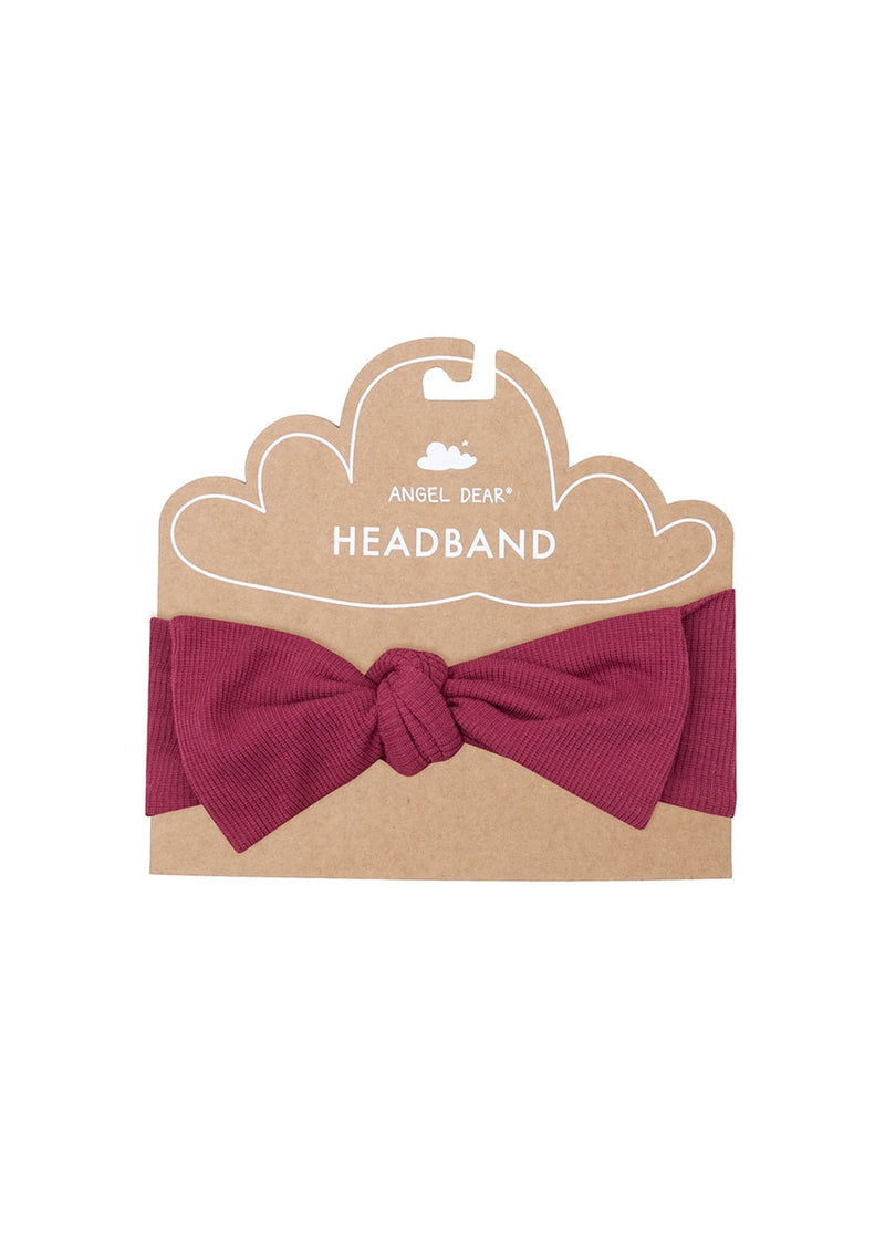 Ribbed Headband - Rose Bud