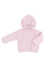 Chenille Hooded Jacket - Blush