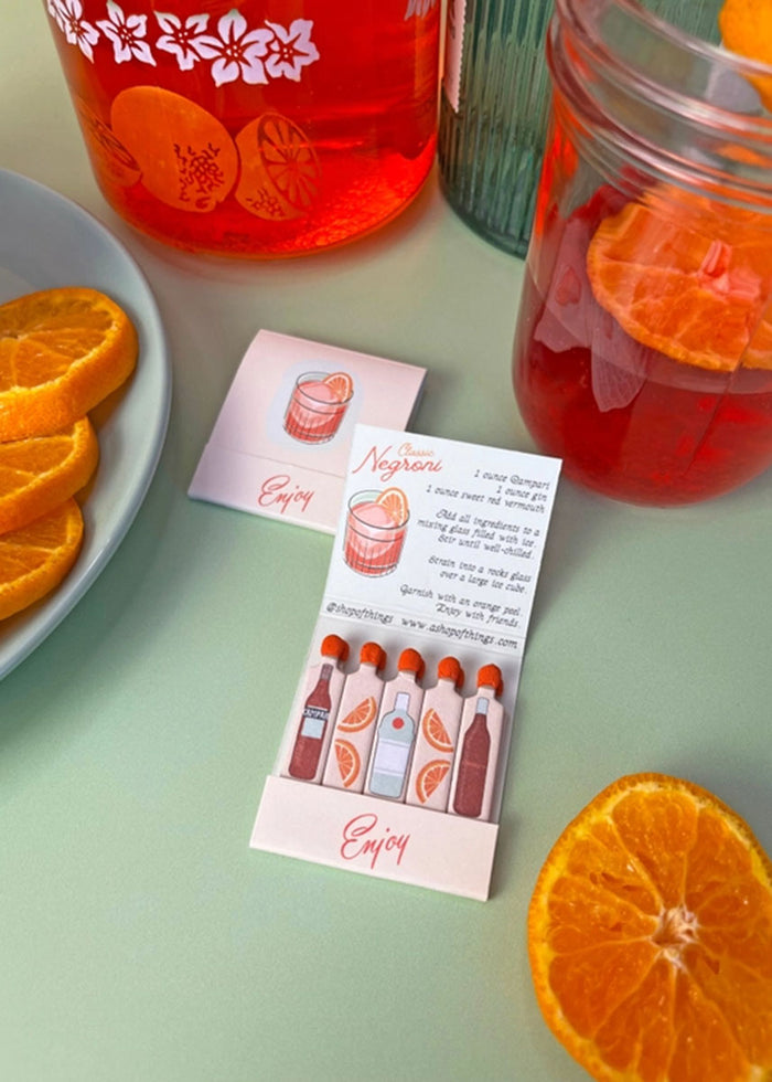 Classic Negroni Matchbook
