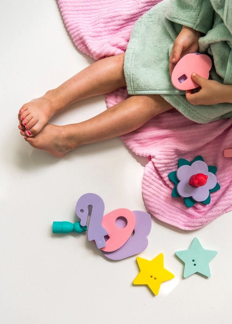 Quut Puzzle Friends Bath Toys - Fairy Pond