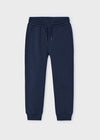 Ernie Fleece Joggers - Navy