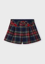 Georgie Plaid Shorts - Navy Cherry