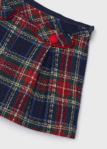 Georgie Plaid Shorts - Navy Cherry