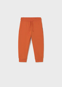 Amos Cuffed Fleece Pants - Pumpkin