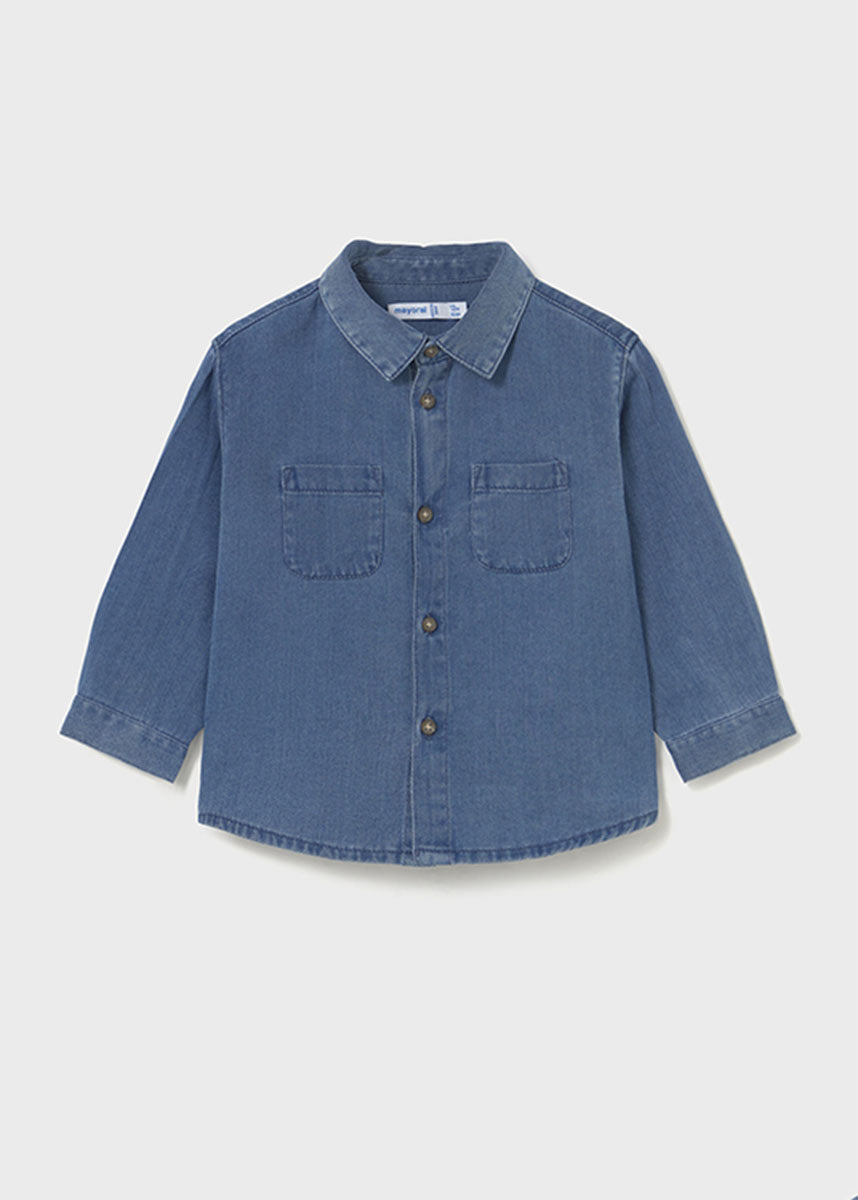 Jace Denim Button-Down Shirt - Medium