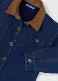 Bernie Denim Barn Shacket - Super Dark