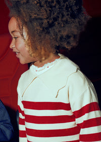 Logan Stripe Sweater - Almond