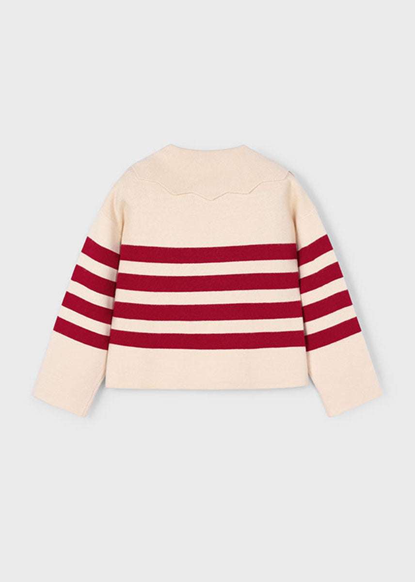 Logan Stripe Sweater - Almond