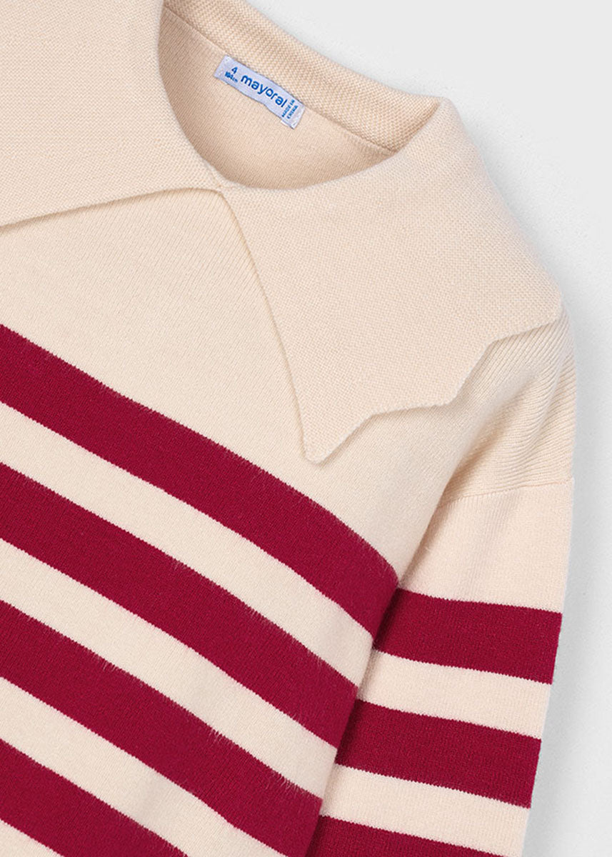 Logan Stripe Sweater - Almond