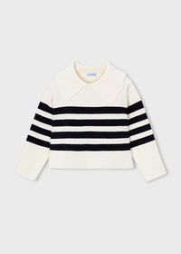 Logan Stripe Sweater - Macchiato