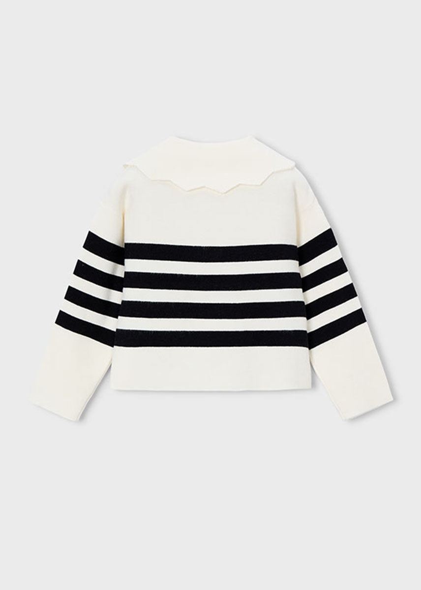 Logan Stripe Sweater - Macchiato