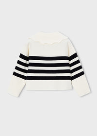 Logan Stripe Sweater - Macchiato