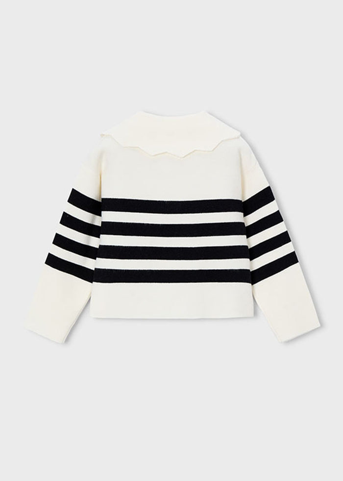 Logan Stripe Sweater - Macchiato