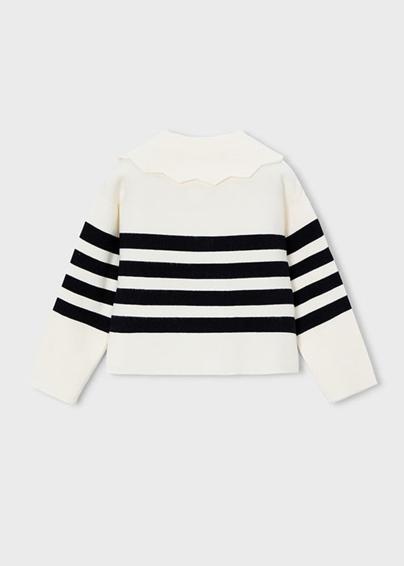 Logan Stripe Sweater - Macchiato