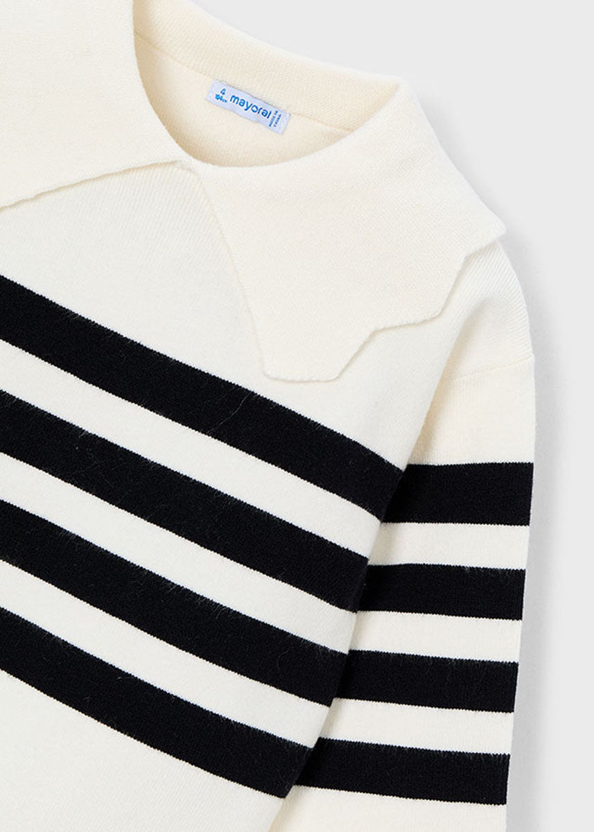 Logan Stripe Sweater - Macchiato