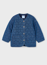 Baker Heart Quilted Jacket - Denim