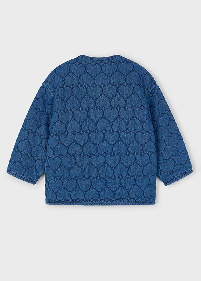 Baker Heart Quilted Jacket - Denim