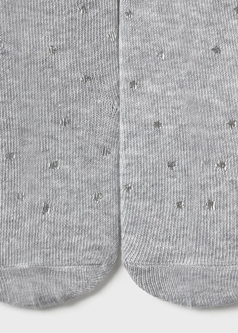 Vivienne Print Tights - Silver