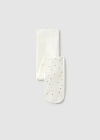 Vivienne Print Tights - Natural