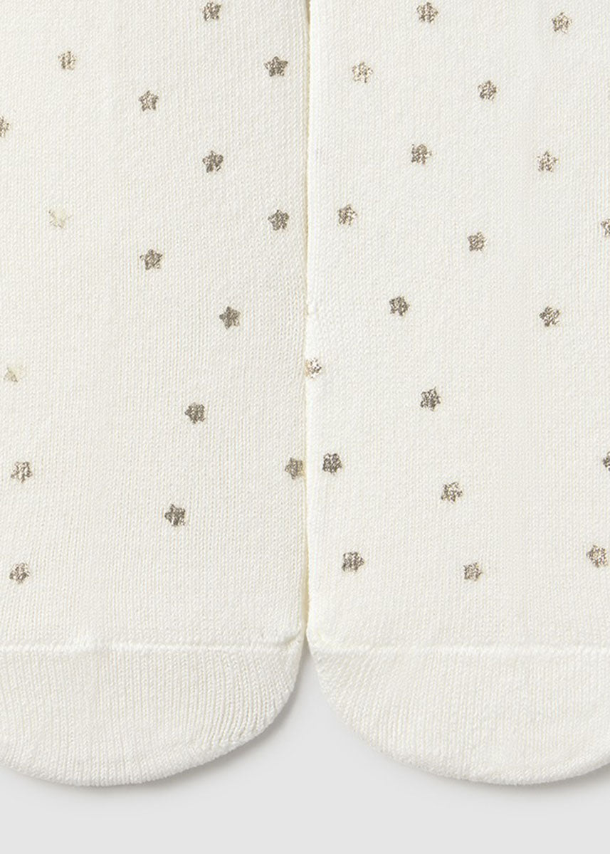 Vivienne Print Tights - Natural